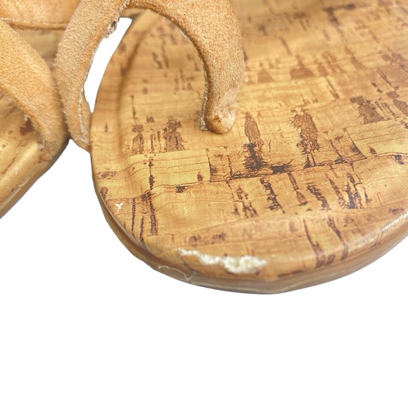 Naturalizer Shannon tan suede toe sandal size 7.5 - Picture 5 of 11